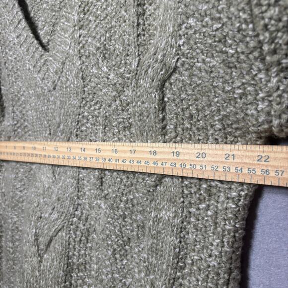 LINE Alpaca Wool Blend Sweater S Deep V Elevated Neutral Cozy Quiet Luxury Warm - Picture 6 of 7